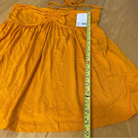 Babydoll Maternity Tank Top - Maternity By Ingrid & Isabel Orange Medium - Picture 10 of 12